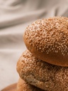 Pan de Hamburguesa con sésamo